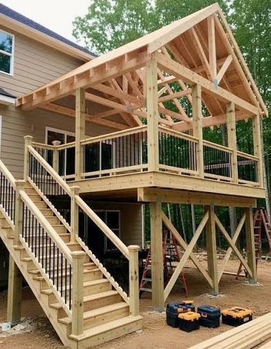 Custom Backyard Deck